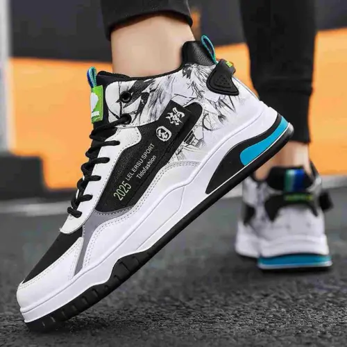 PANARYBODY QN238 Sepatu Pria Olahraga Sepatu Cowok Sepatu Putih Kerja Kuliah Kualitas Bagus Trendy Sepatu Cowok