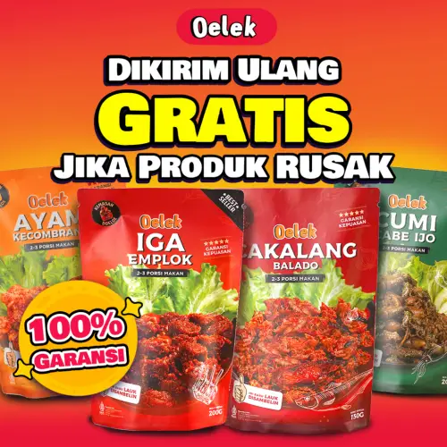 Oelek Cakalang Balado Oelek/ Cakalang Suwir/ Ikan Cakalang