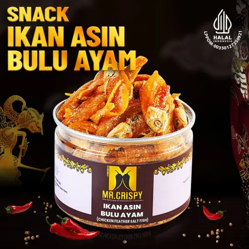Ikan Asin Bulu Ayam Mr.Crispy