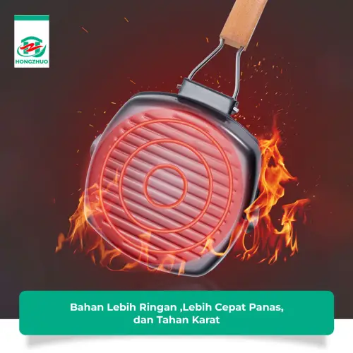 Hongzhuo Square Grill/ Pemanggang Grill/ BBQ Daging / Panci BBQ / BBQ Serbaguna