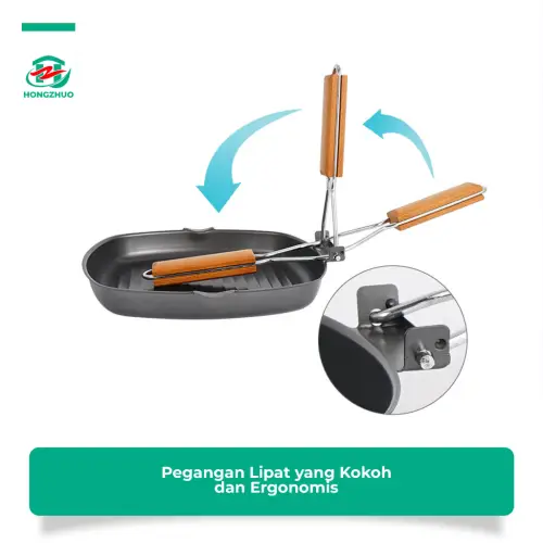 Hongzhuo Square Grill/ Pemanggang Grill/ BBQ Daging / Panci BBQ / BBQ Serbaguna