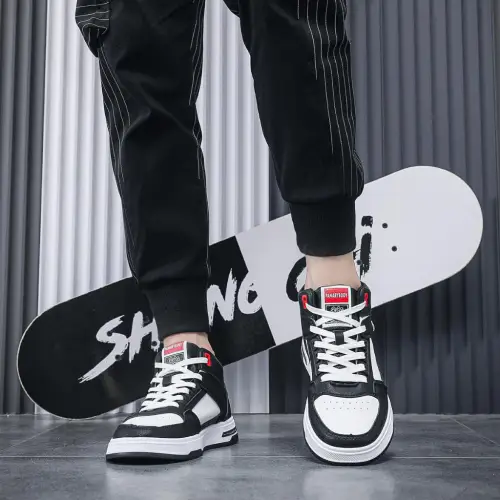 PANARYBODY QN238 Sepatu Pria Olahraga Sepatu Cowok Sepatu Putih Kerja Kuliah Kualitas Bagus Trendy Sepatu Cowok