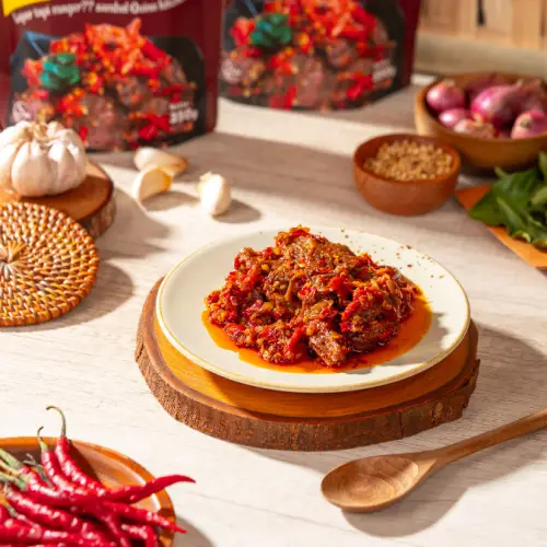 Dendeng Ayam Balado - Sambal Pedas by Kitchen Medan