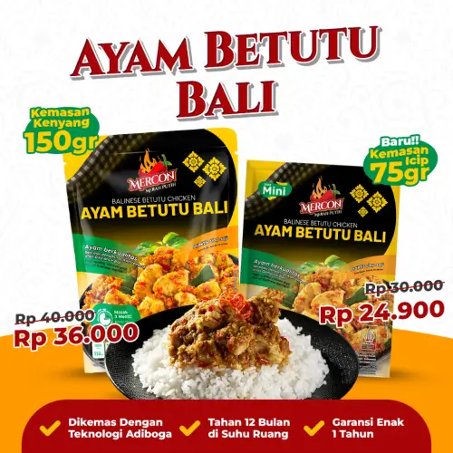 Mercon Merah Putih - Satuan || Limited Edition !! Ayam Betutu