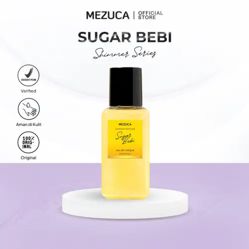 Parfum Cewek Mezuca Shimmer Series Free Box Perfume Wanita Perempuan Wangi Tahan Lama