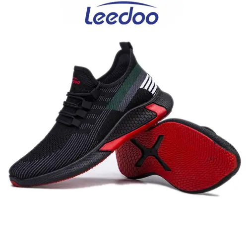 Leedoo Sepatu Pria Kekinian Original Sepatu Joging Pria Kerja Sneakers Casual Running Shoes Gym Shoes MR144