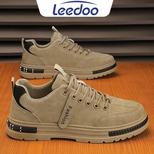 Leedoo Sepatu Pria Kerja Casual Kekinian Sepatu Sneakers Outdoor Shoes Original Dewasa MC430