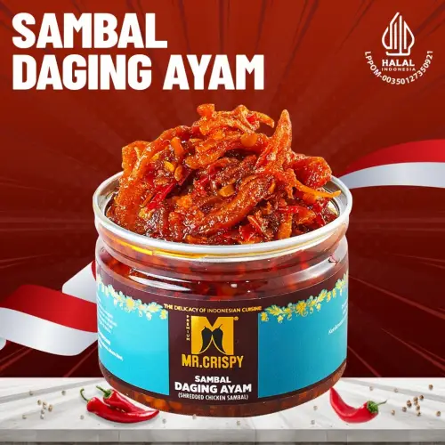 Sambal Daging Bebek/Ayam/Sapi/Sambel Mr.Crispy