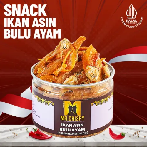 Ikan Asin Bulu Ayam Mr.Crispy