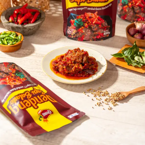 Dendeng Ayam Balado - Sambal Pedas by Kitchen Medan