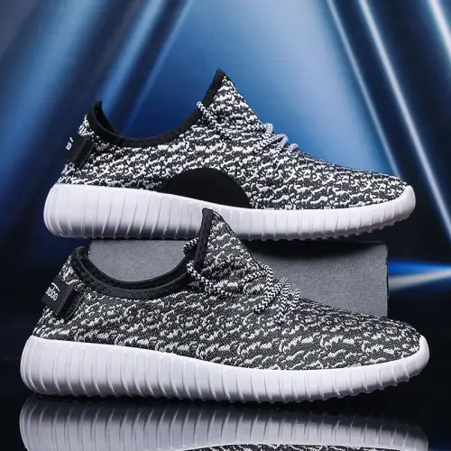 Leedoo Sepatu Pria Sneakers Casual Running Fashion Sport Sepatu Terbaru Kekinian Shoe Black Natural MR207