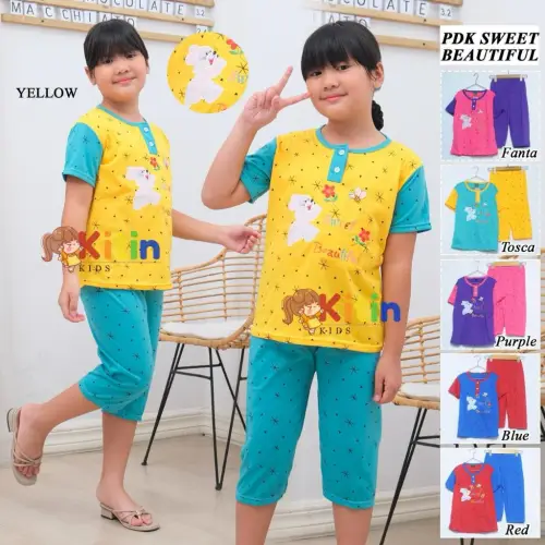 SETELAN BAJU MAIN DAN HARIAN ANAK CEWEK/PEREMPUAN BORDIR FULL