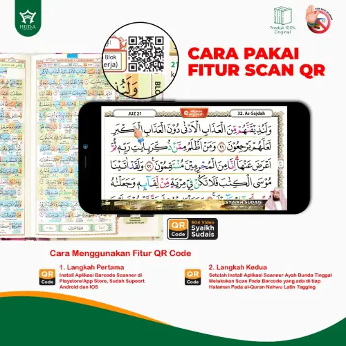 Al Quran Tajwid Nahwu Latin Tagging SEDANG Ukuran A5 Terjemah Perhuruf Perkata Edisi Terbaru 2024