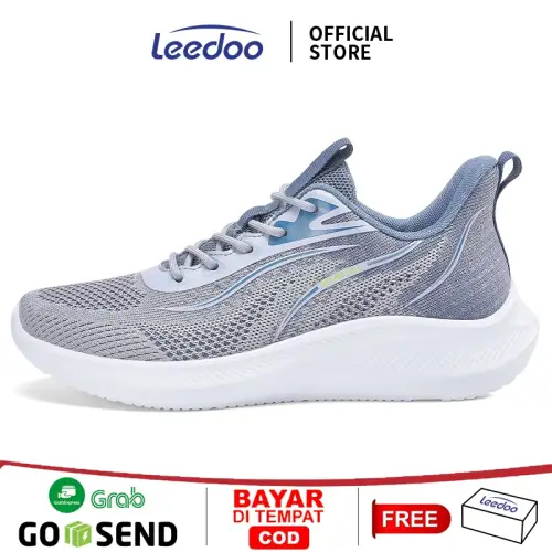 Leedoo Sepatu Sneakers Pria Olahraga Cowok Sepatu Kerja Pria Casual Lari Outdoor Jogging Shoes MR162
