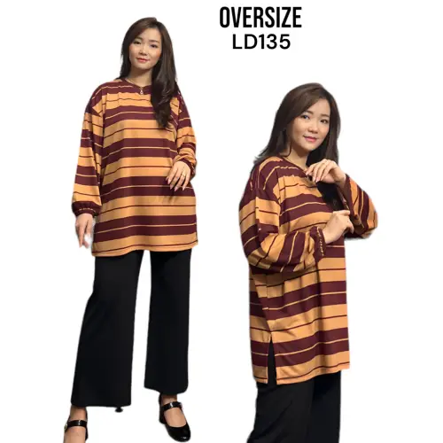 GR ATASAN OVERSIZE / JUMBO LENGAN PANJANG KARET FASHION MUSLIM SR2153