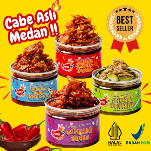 Ayam/Baby Cumi/Tuna/Teri 150g - Sambel Pedas by Kitchen Medan