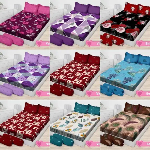 RC Bonita Emilia / Paulina Sprei King Size 180x200 cm Seprai Motif Terbaru