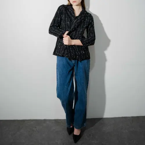 This Is April Blazer Outer Wanita Kekinian Lengan Panjang Talyn Top