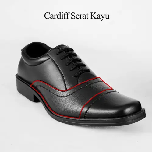 Sepatu Pantofel Pria - Sepatu Formal Sepatu Kerja Hitam Pria - CASUALE