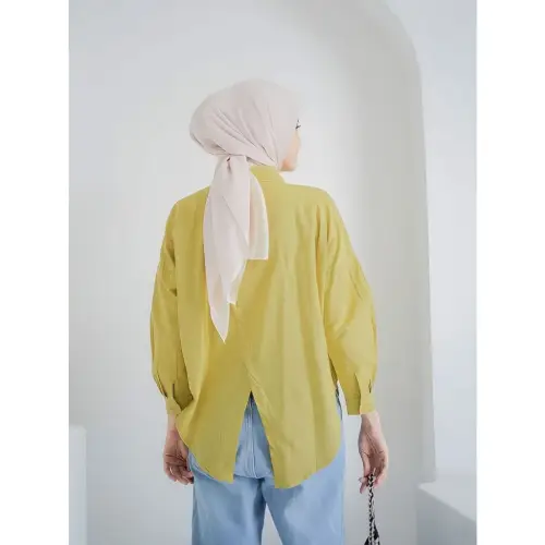 KEMEJA NELKA OVERSIZE LD 120 LINEN PREMIUM