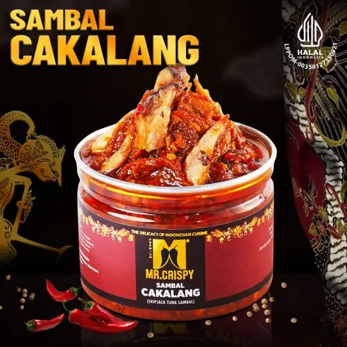 Sambal Cakalang/Tongkol/Roa/Ikan Asin Jambal Sambel Mr.Crispy