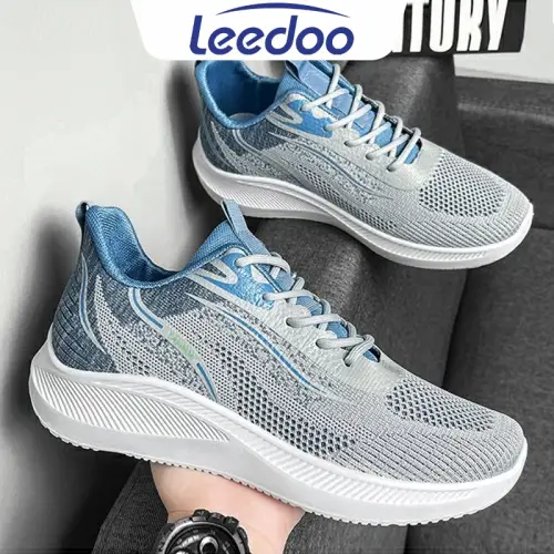 Leedoo Sepatu Sneakers Pria Olahraga Cowok Sepatu Kerja Pria Casual Lari Outdoor Jogging Shoes MR162
