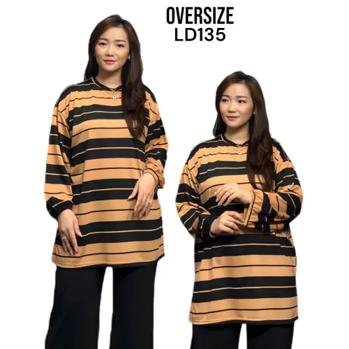 GR ATASAN OVERSIZE / JUMBO LENGAN PANJANG KARET FASHION MUSLIM SR2153