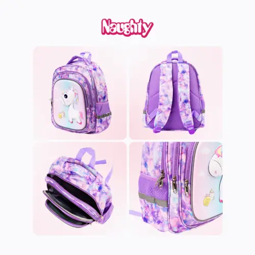 Tas Ransel Anak Perempuan Sekolah Tk Paud Backpack Unicorn G165 230405 Naughty Accessories