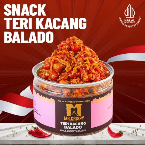 Teri Kacang Balado/Teri Medan Mr.Crispy