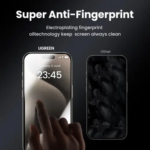 UGREEN Tempered Glass Anti Spy For iPhone 16 16 Plus 16 Pro 16 Pro Max HD Screen Protector