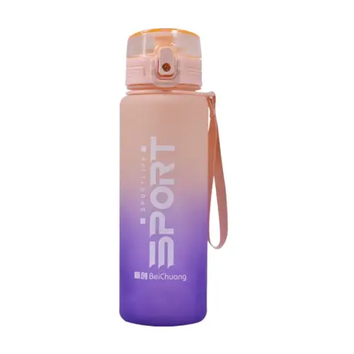 Botol Minum Tumbler Olahraga Botol Sport 650ML | Botol Gradient Gradasi FREE Stiker 2D+3D