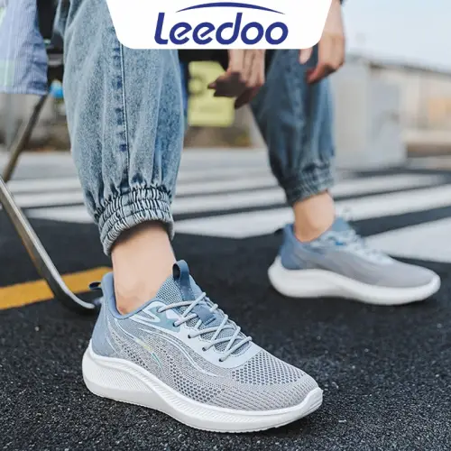 Leedoo Sepatu Sneakers Pria Olahraga Cowok Sepatu Kerja Pria Casual Lari Outdoor Jogging Shoes MR162
