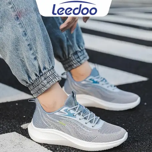 Leedoo Sepatu Sneakers Pria Olahraga Cowok Sepatu Kerja Pria Casual Lari Outdoor Jogging Shoes MR162
