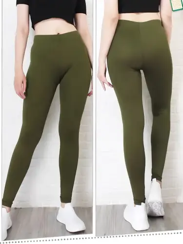 Legging Panjang Spandek Premium Standar & Jumbo / Celana Lejing Wanita Tebal