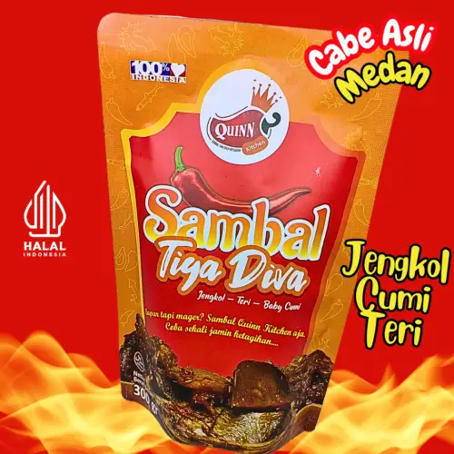 JENGKOL, BABY CUMI dan TERI Sambal Pedas by Kitchen Medan