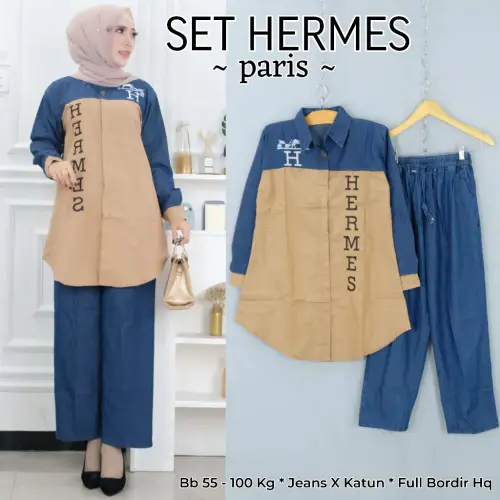 SETELAN WANITA DEWASA HERMIONE ALL REAL PICT UNTUK BERAT BADAN 50 SAMPAI 100 KG