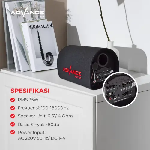 Advance T102 BT - Multimedia Speaker with Subwoofer System + Bluetooth | Garansi Resmi Advance