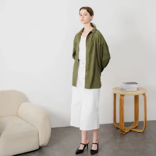 This Is April Atasan Kemeja Wanita Kekinian Jiso Top ( RESTOCK )