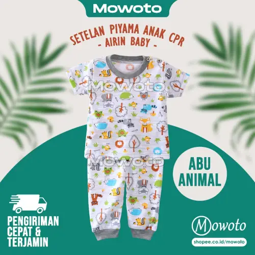  Setelan Airin Baby Terbaru ( 1-2 tahun ) Setelan Piyama Anak Cewek Cowok Kaos Celana Panjang