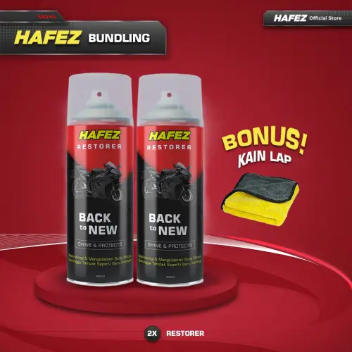 HAFEZ - Restorer - Pengkilap dan Penghitam Body Motor