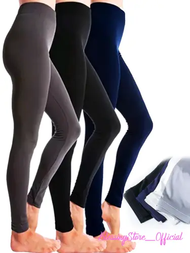 Legging Panjang Spandek Premium Standar & Jumbo / Celana Lejing Wanita Tebal