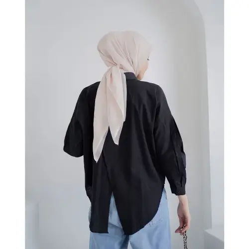 KEMEJA NELKA OVERSIZE LD 120 LINEN PREMIUM
