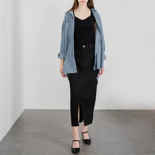 This Is April Atasan Kemeja Wanita Kekinian Jiso Top ( RESTOCK )