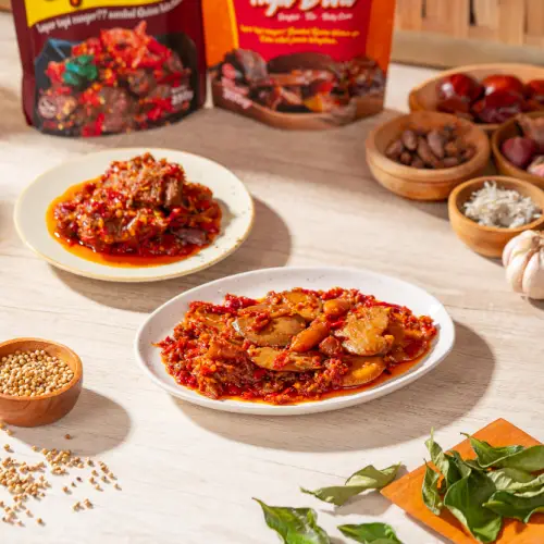 Dendeng Ayam Balado - Sambal Pedas by Kitchen Medan