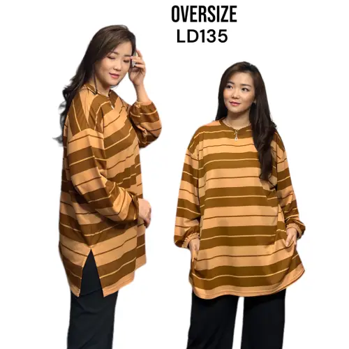 GR ATASAN OVERSIZE / JUMBO LENGAN PANJANG KARET FASHION MUSLIM SR2153