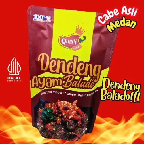 Dendeng Ayam Balado - Sambal Pedas by Kitchen Medan