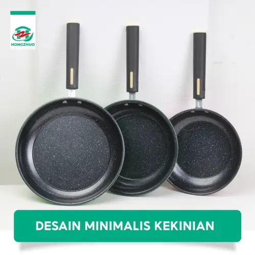 Hongzhuo Teflon Serbaguna Wajan Penggorengan Frypan Teflon Anti lengket 3 Ukuran