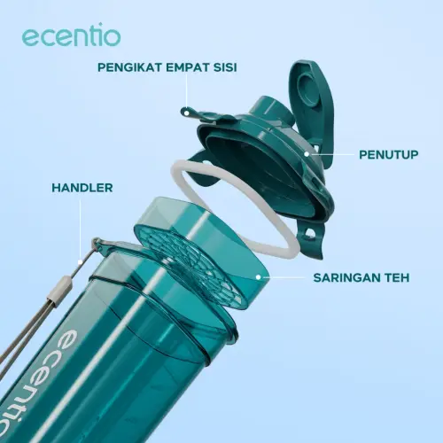 ecentio botol minum Portable 500ml aesthetic Olahraga