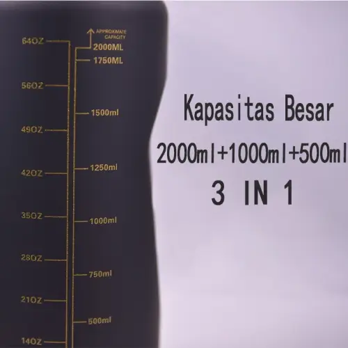 Botol Beranak 2000ml + 1000ml + 500ml | Botol Minum Bernak 3 In 1