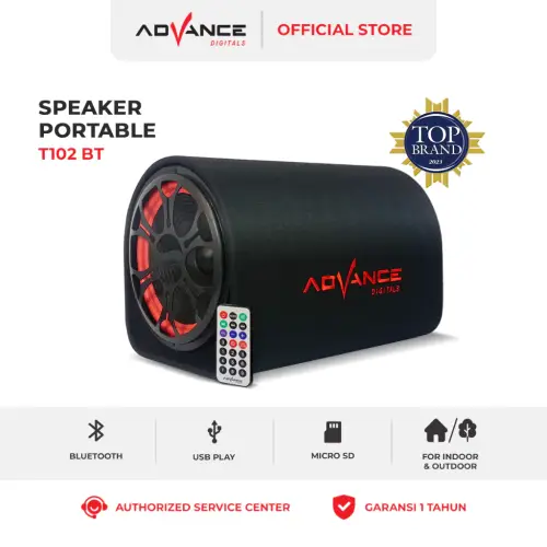 Advance T102 BT - Multimedia Speaker with Subwoofer System + Bluetooth | Garansi Resmi Advance
